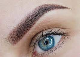 Пудровые брови